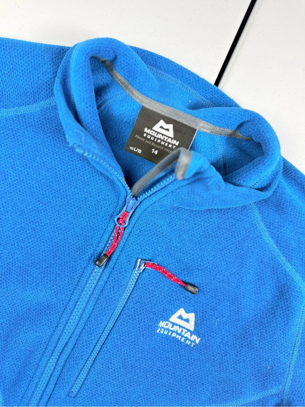 Mountain Equipment women’s Blue Full-Zip Fleece Jacket